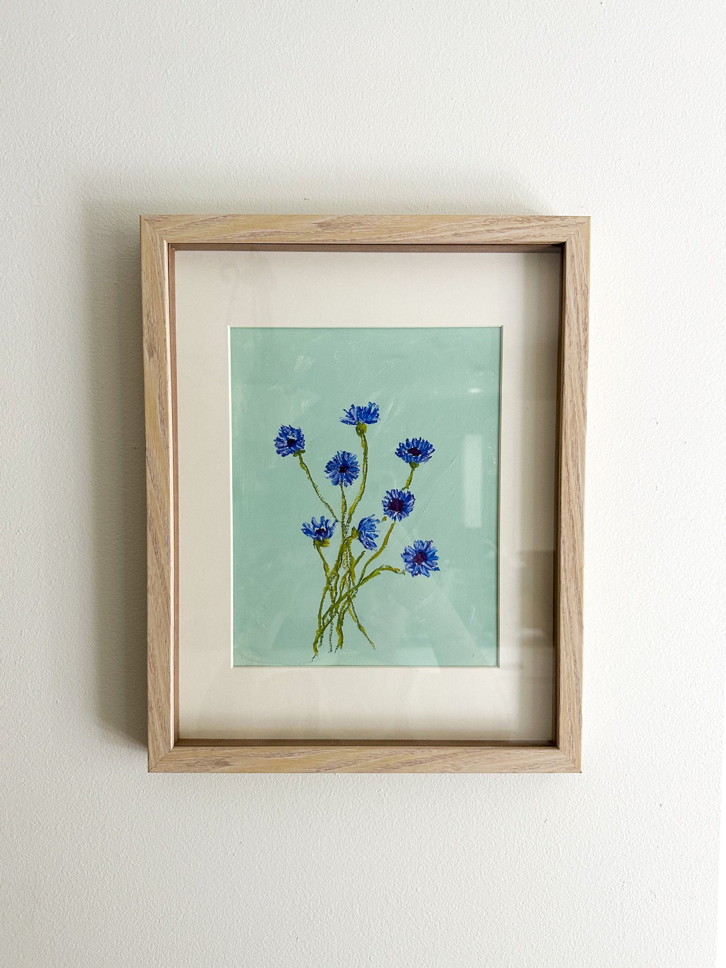 BACHELOR BUTTONS | 8X10IN