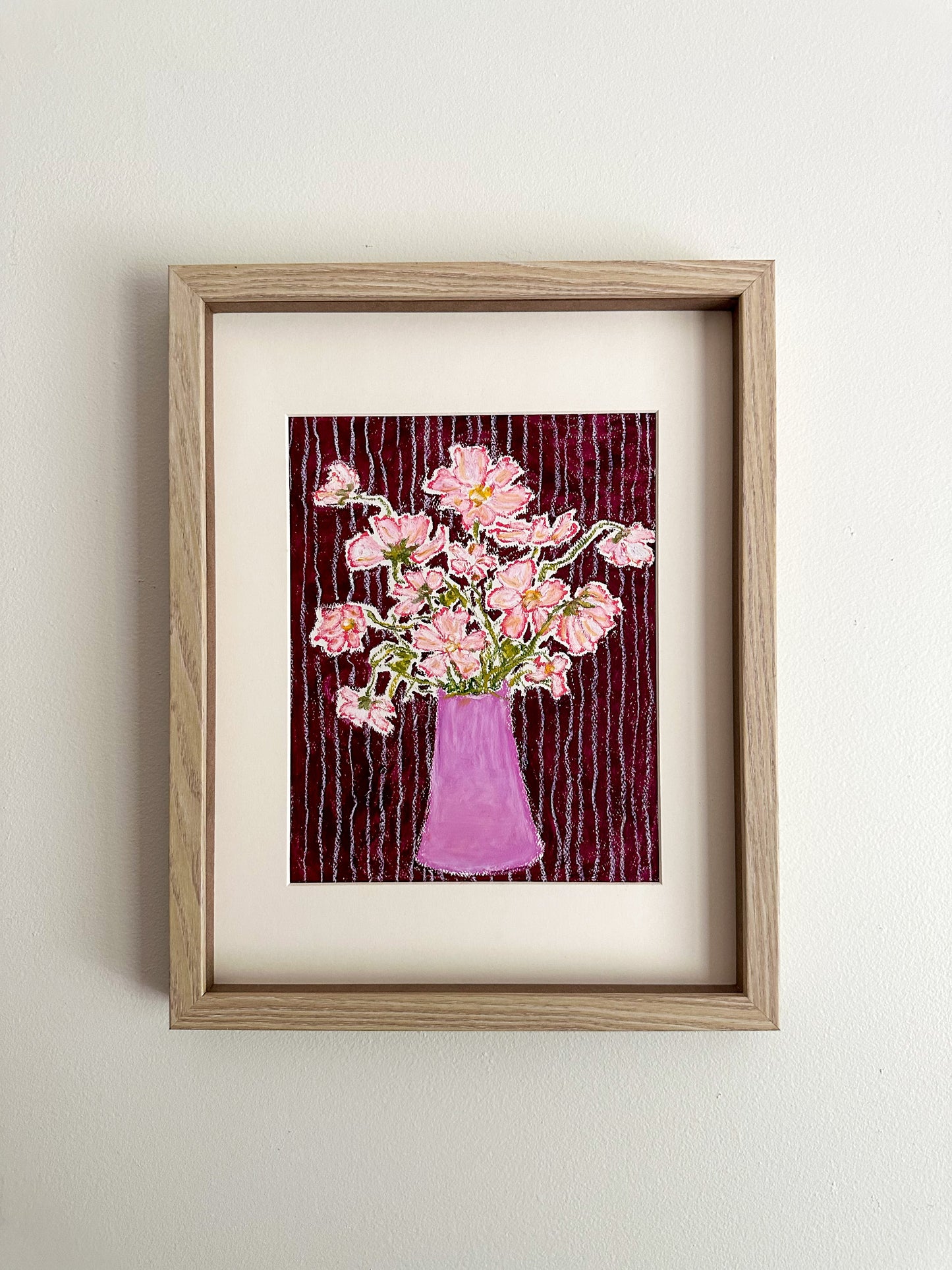 "They Way Things Change" - An original oil pastel painting by Allie Burton