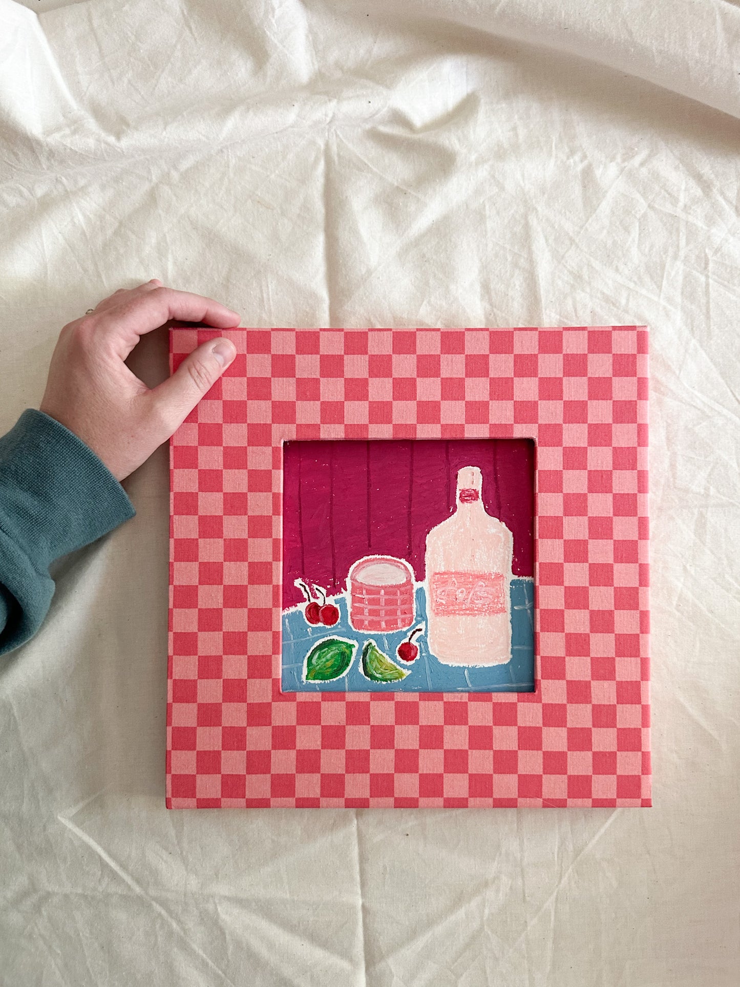 Cherries and Cheers by Allie Burton Art