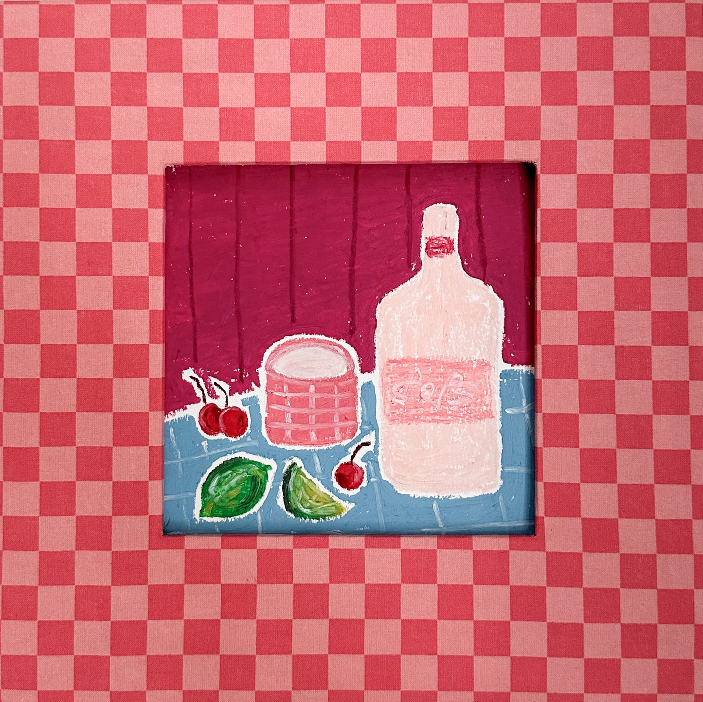 Cherries and Cheers by Allie Burton Art