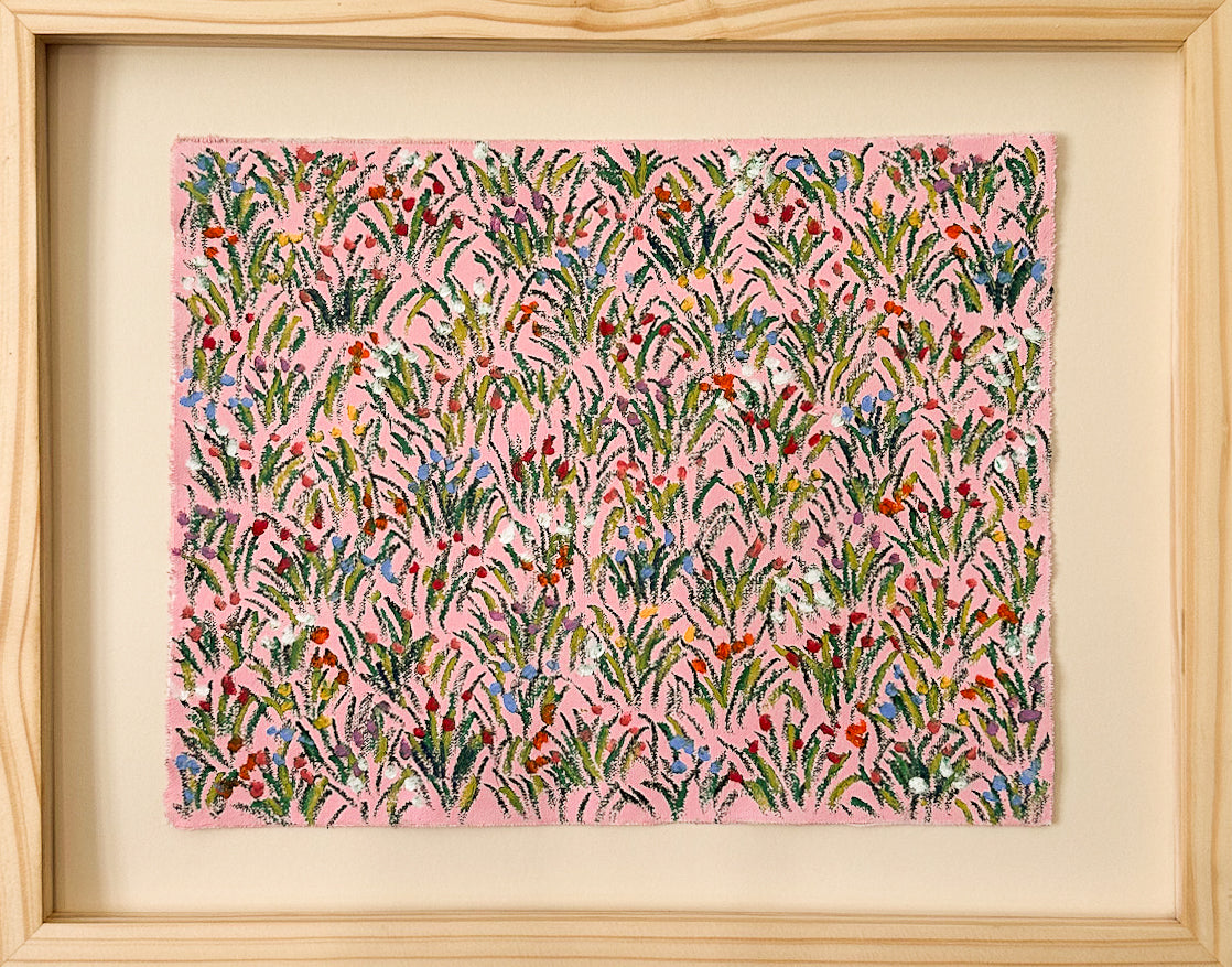 "More than Yesterday" an original oil pastel by Allie Burton