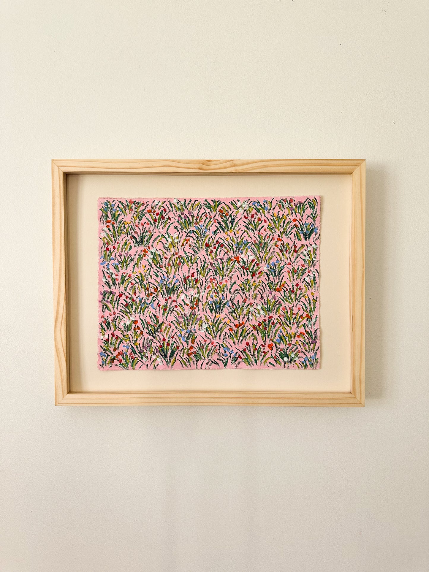 "More than Yesterday" an original oil pastel by Allie Burton