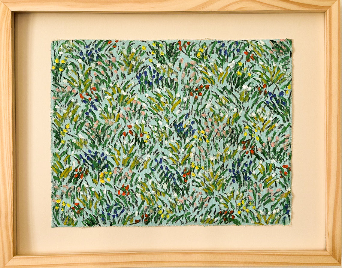 "Wild and Beautiful" an original oil pastel by Allie Burton