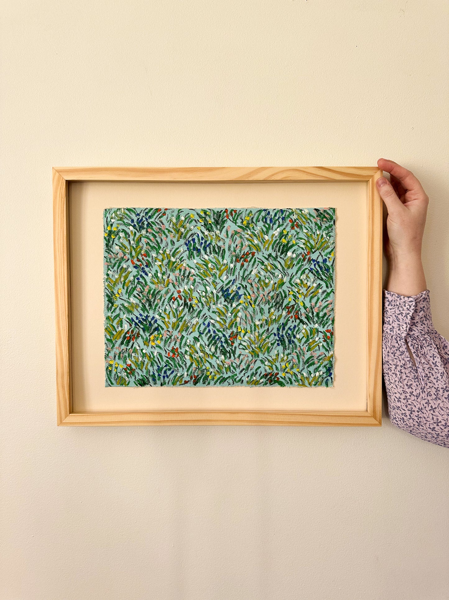 "Wild and Beautiful" an original oil pastel by Allie Burton