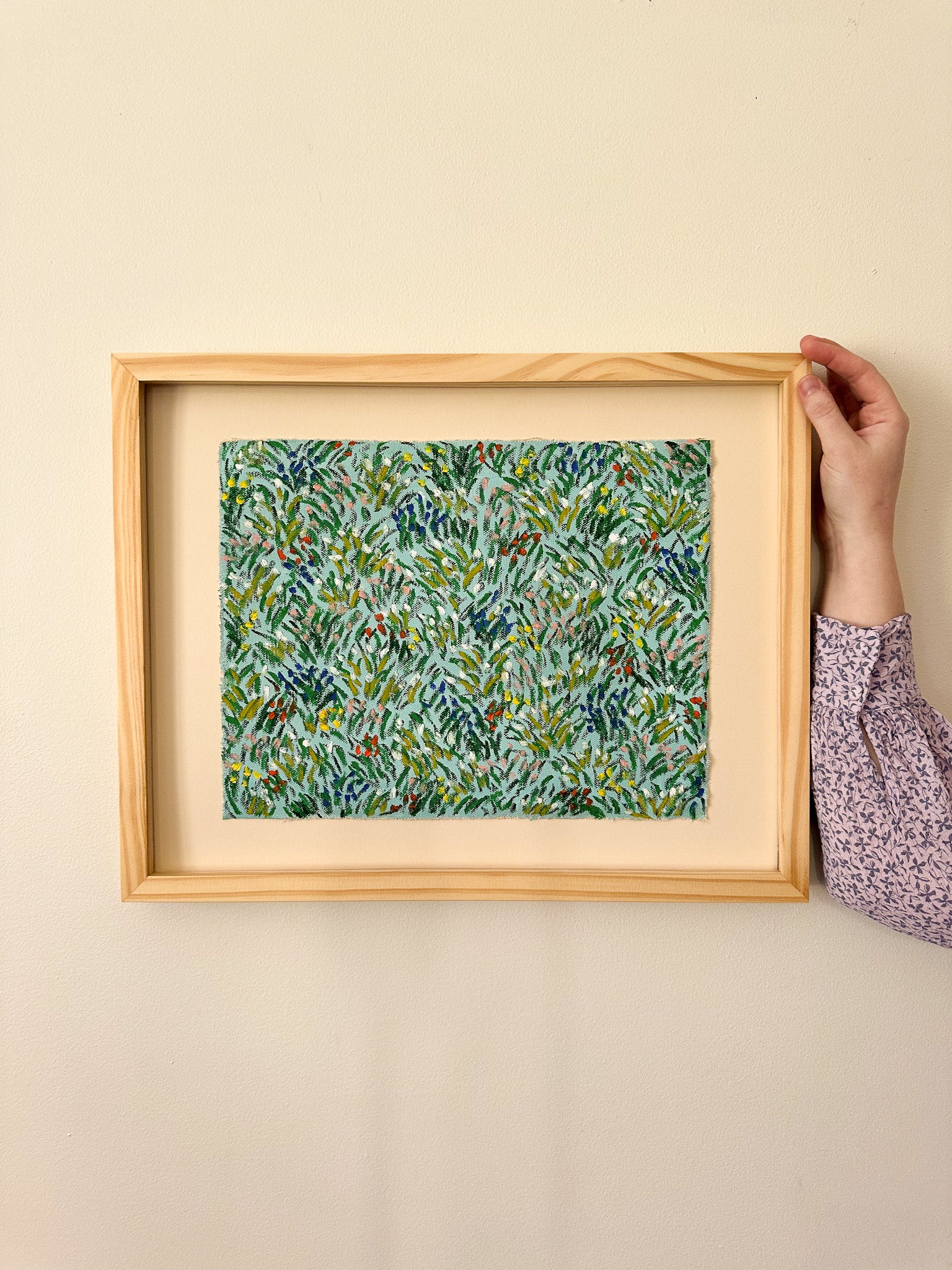 "Wild and Beautiful" an original oil pastel by Allie Burton