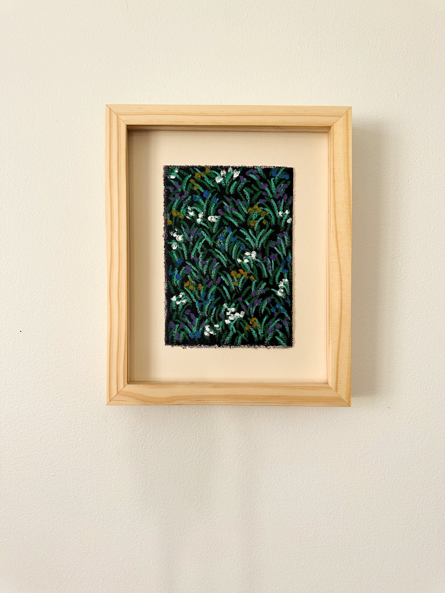 "Let Me Slow Down" an original oil pastel by Allie Burton