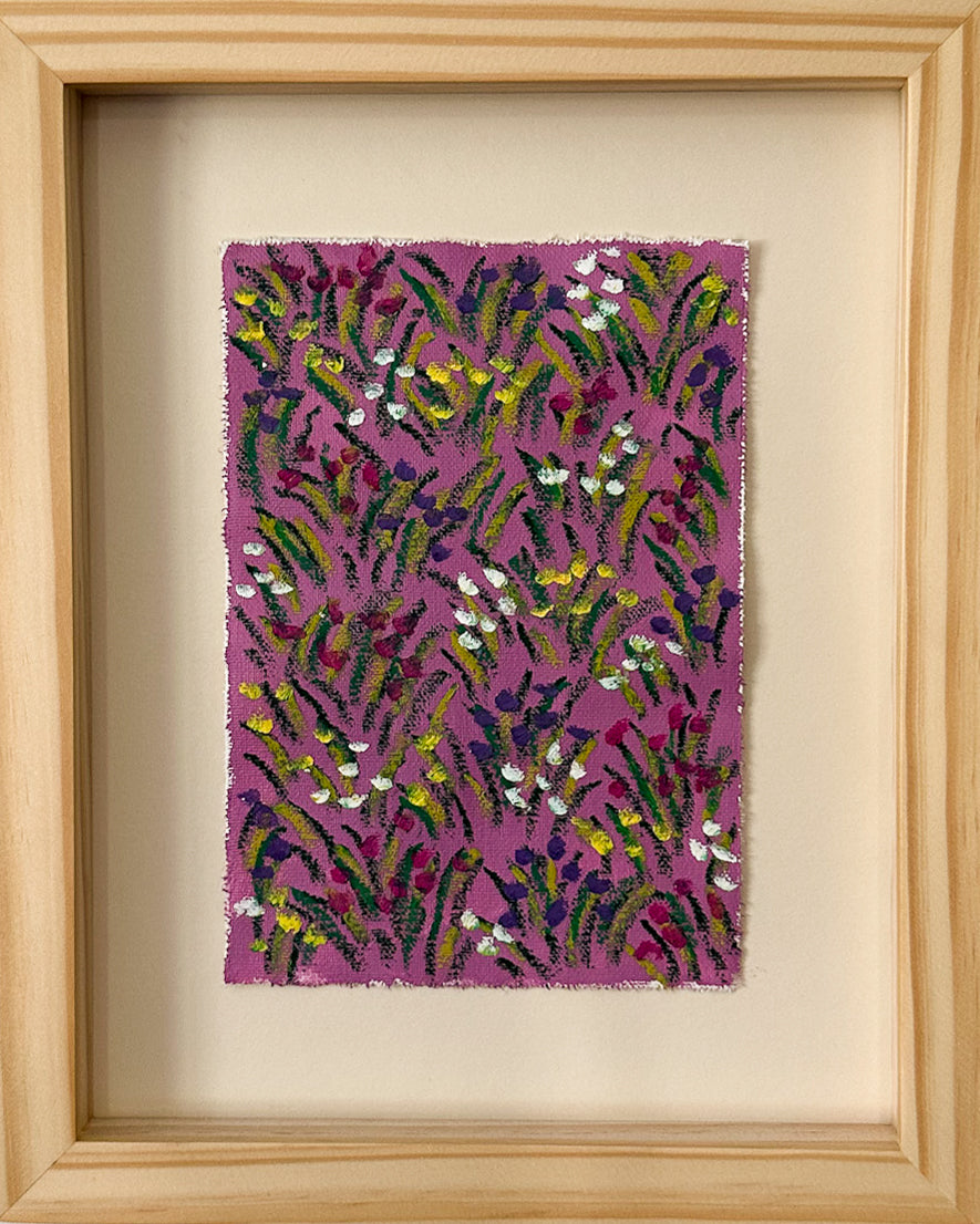 "You are Not the Same" original oil pastel by Allie Burton
