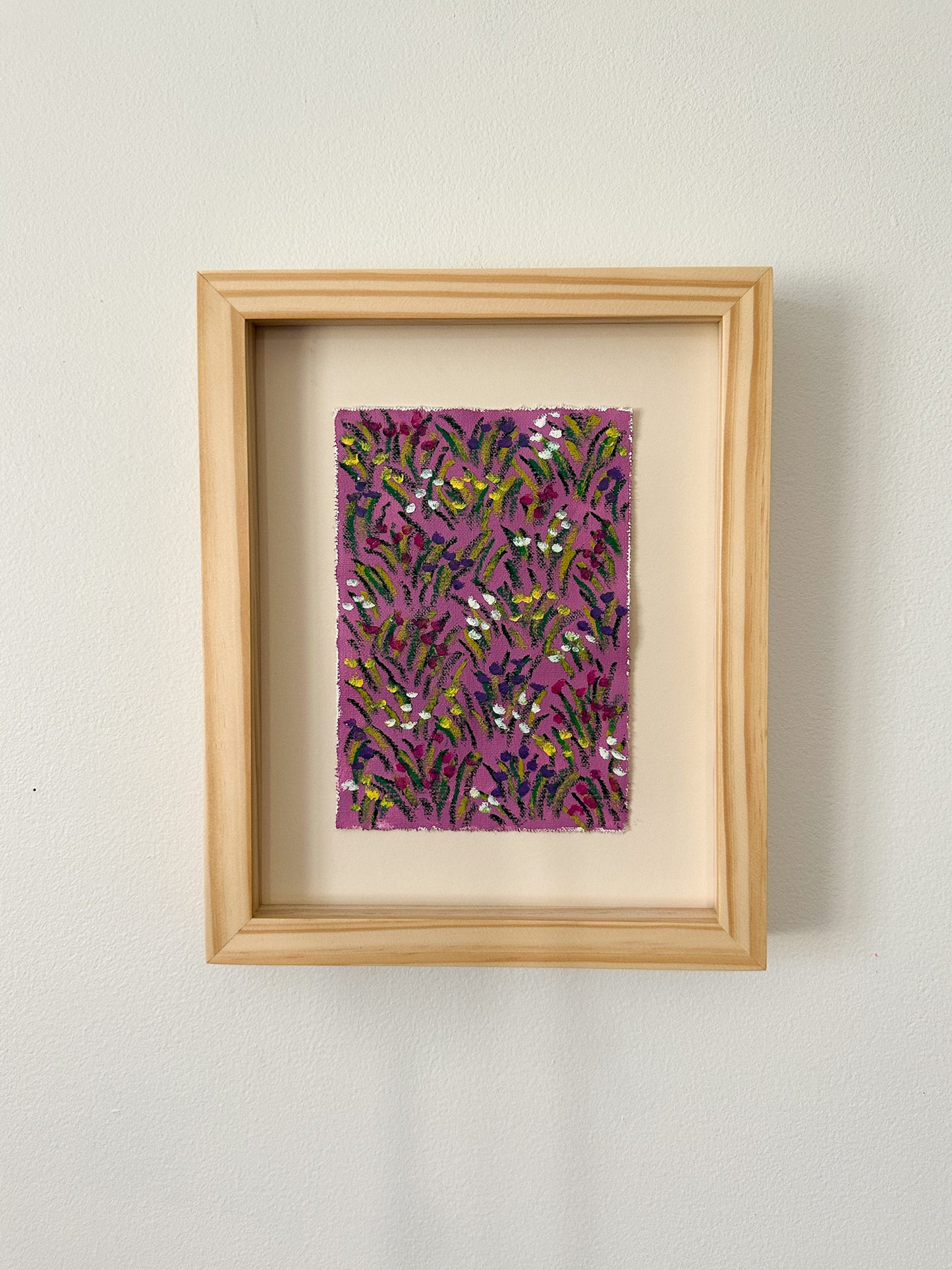 "You are Not the Same" original oil pastel by Allie Burton