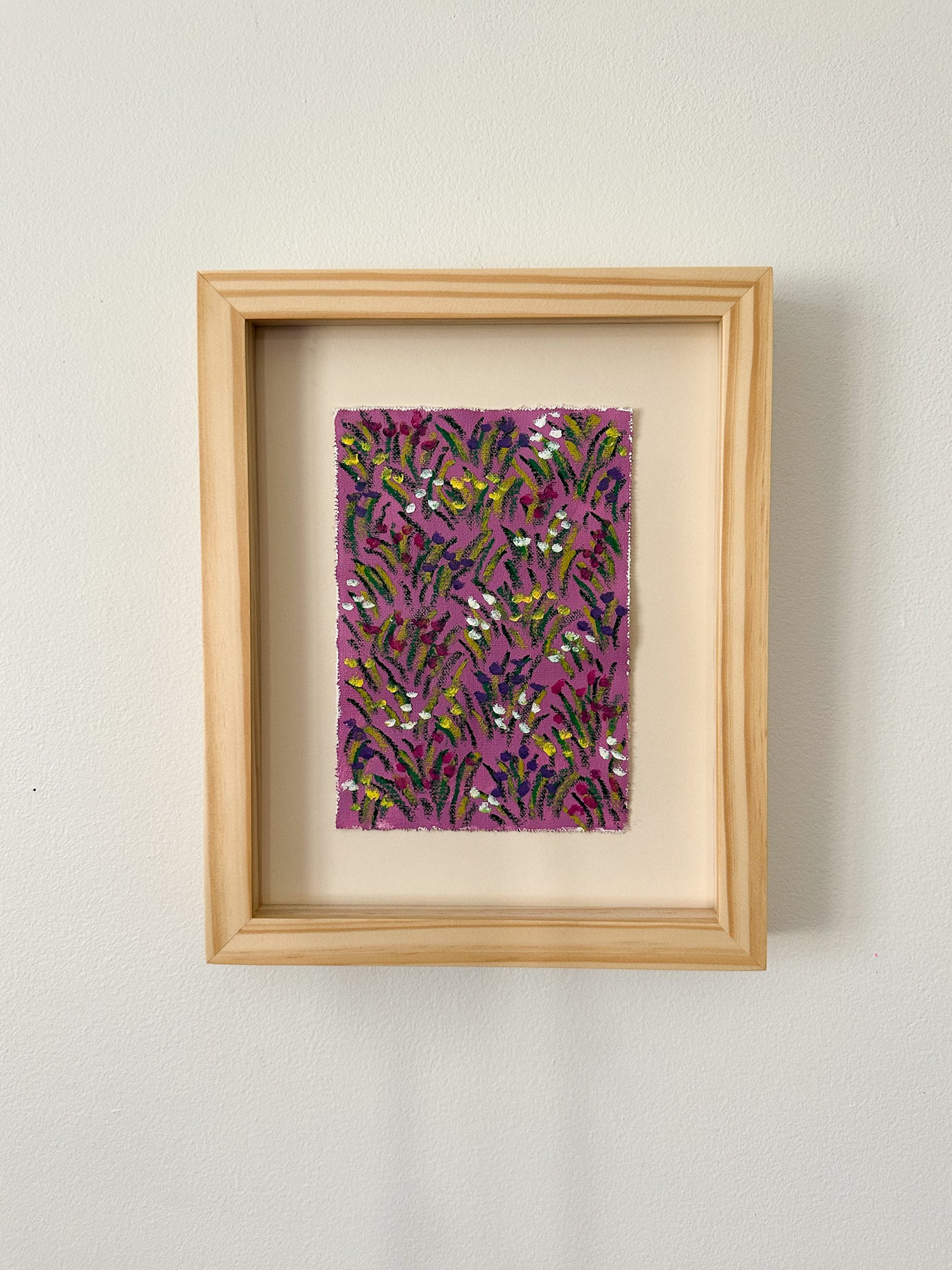 "You are Not the Same" original oil pastel by Allie Burton