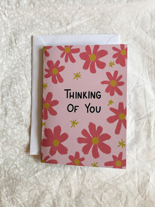 Thinking of You card - Allie Burton Art