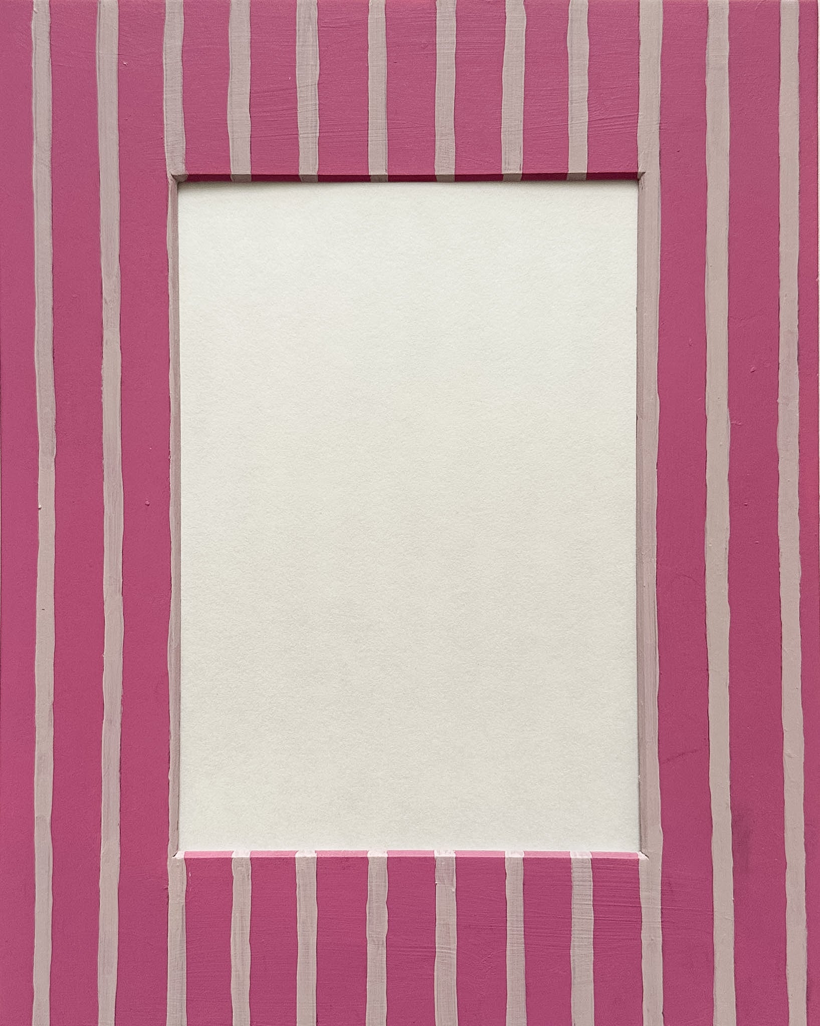 hand painted photo mat by Allie Burton