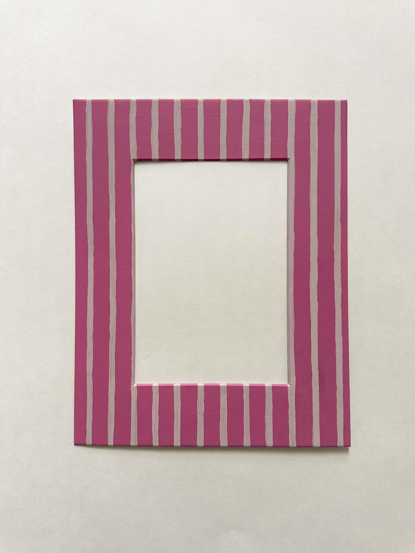 hand painted photo mat by Allie Burton