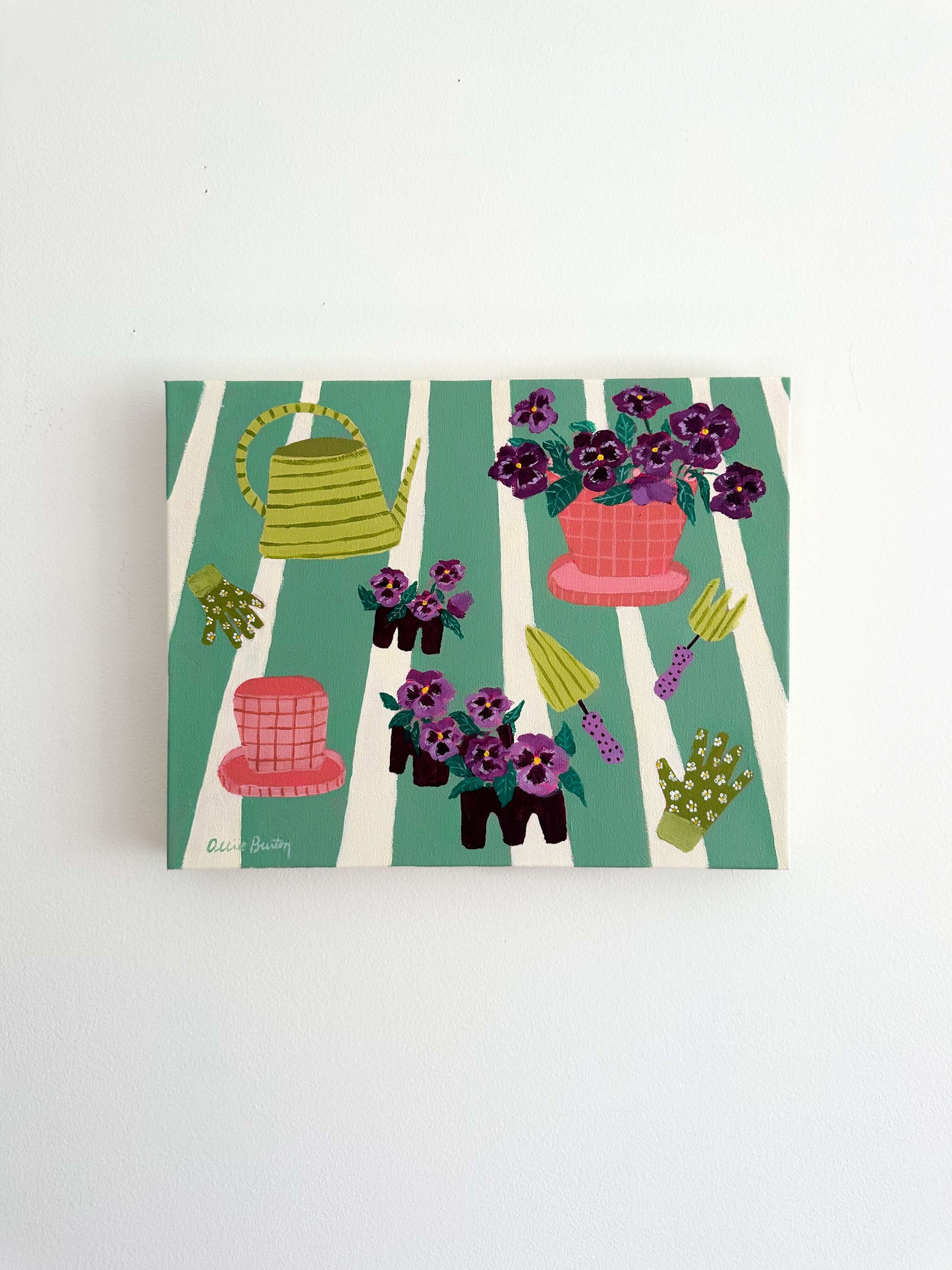 "Potting Pansies" by Allie Burton