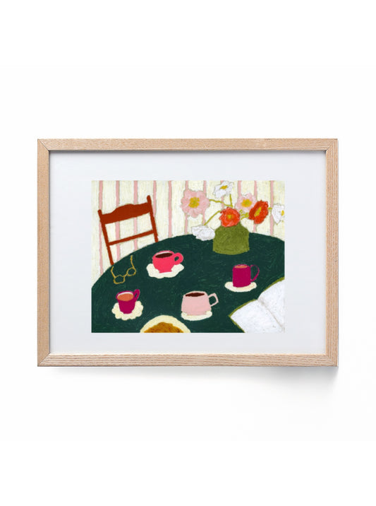 Book Club Print by Allie Burton Art