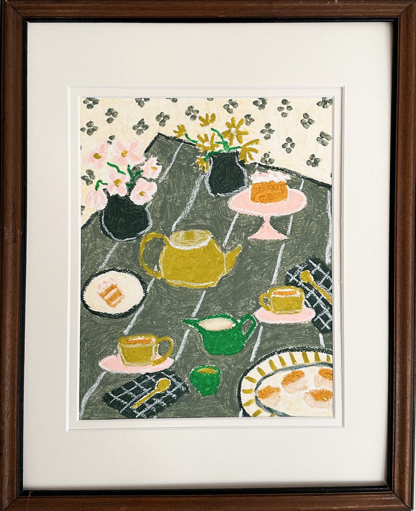 "Green Tea" by Allie Burton Art