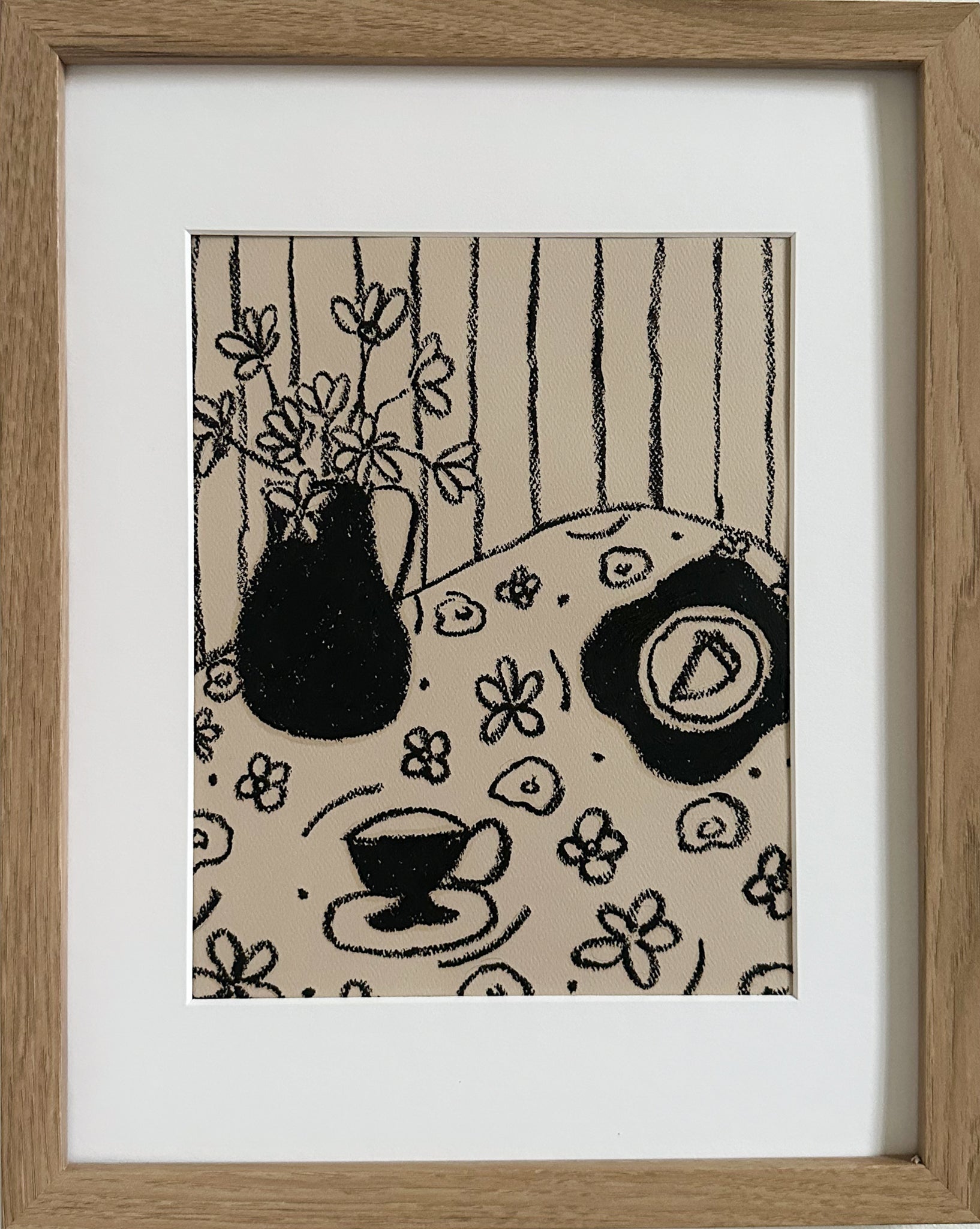 Dessert Makes Everything Better - Neutral edition by Allie Burton Art