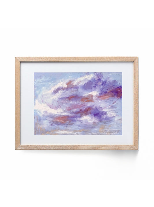 Clouds No 1 Print by Allie Burton
