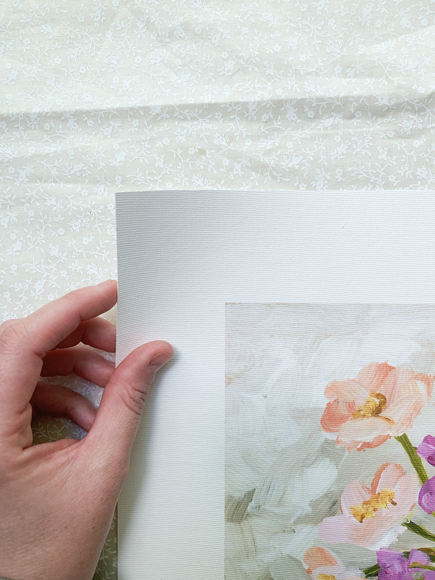white border on art prints