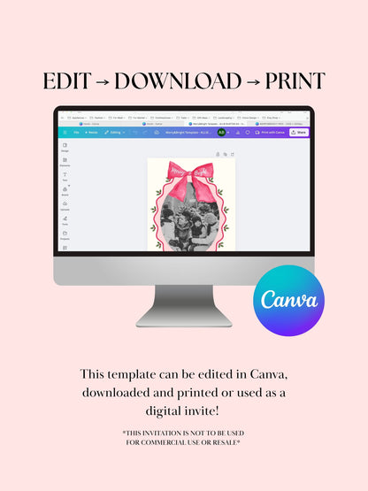 MERRY & BRIGHT - DIGITAL CHRISTMAS CARD