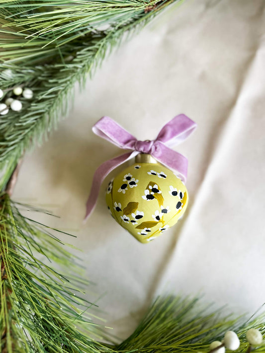 2025 Hand Painted Ornament - Ceramic 005