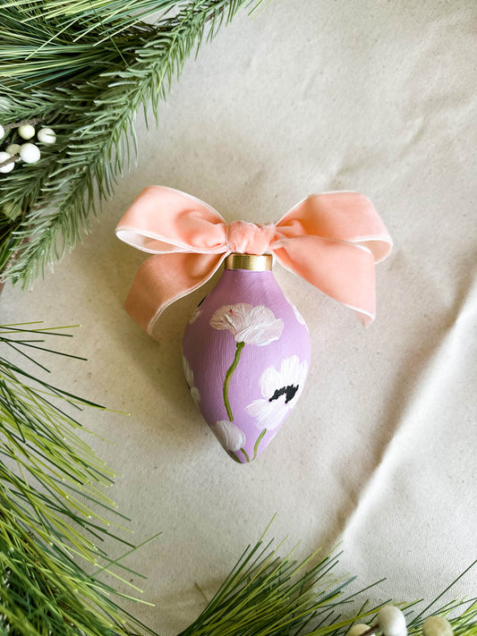 2025 Hand Painted Ornament - Ceramic 009