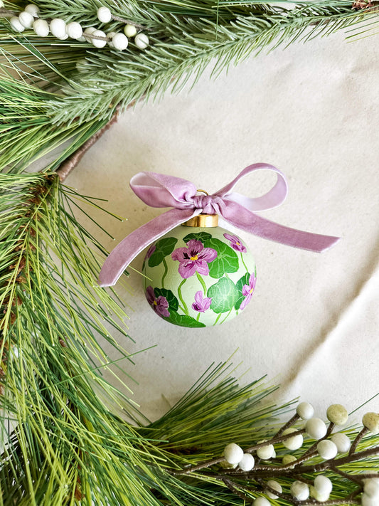 2025 Hand Painted Ornament - Ceramic 013