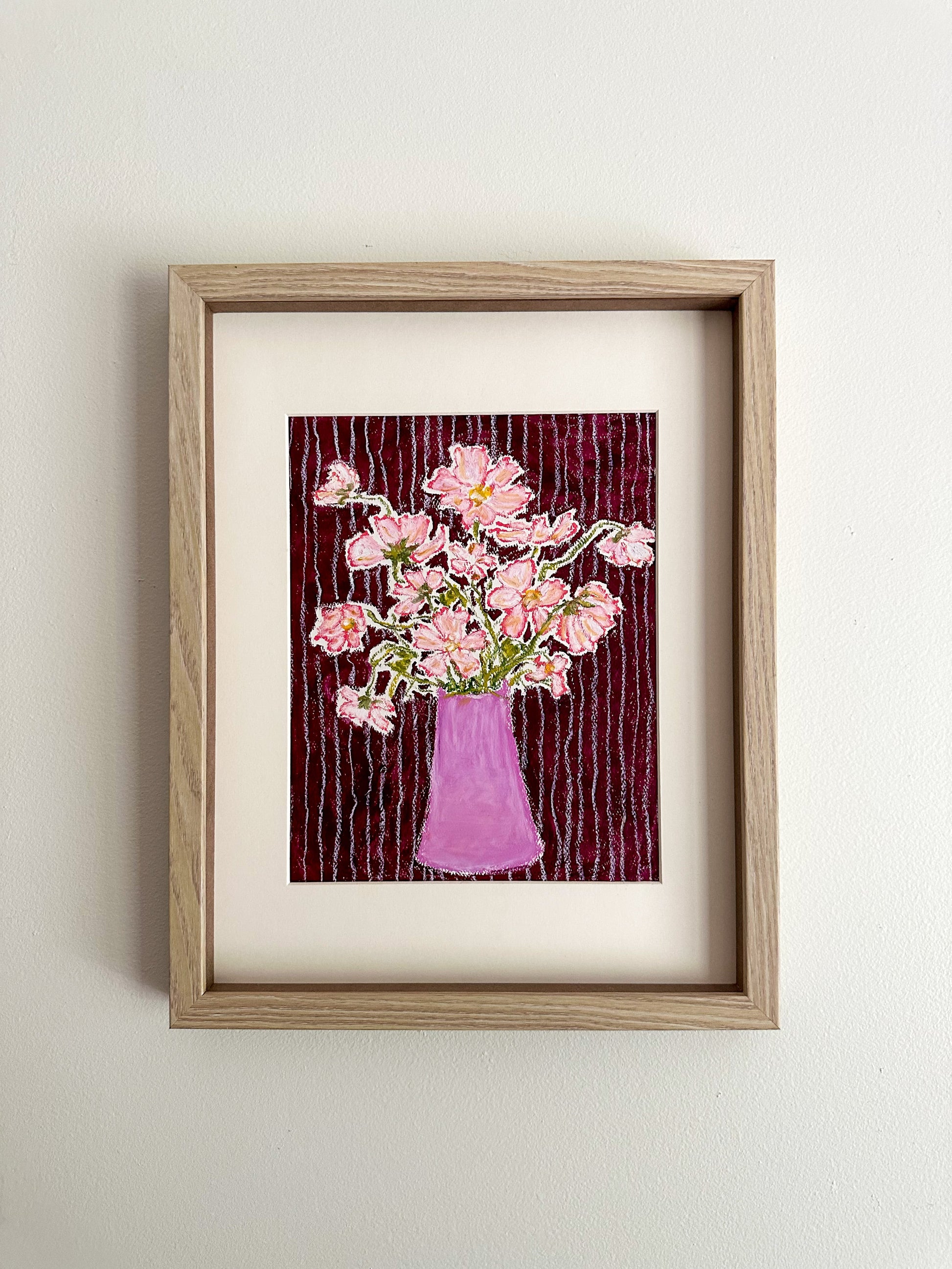 "They Way Things Change" - An original oil pastel painting by Allie Burton