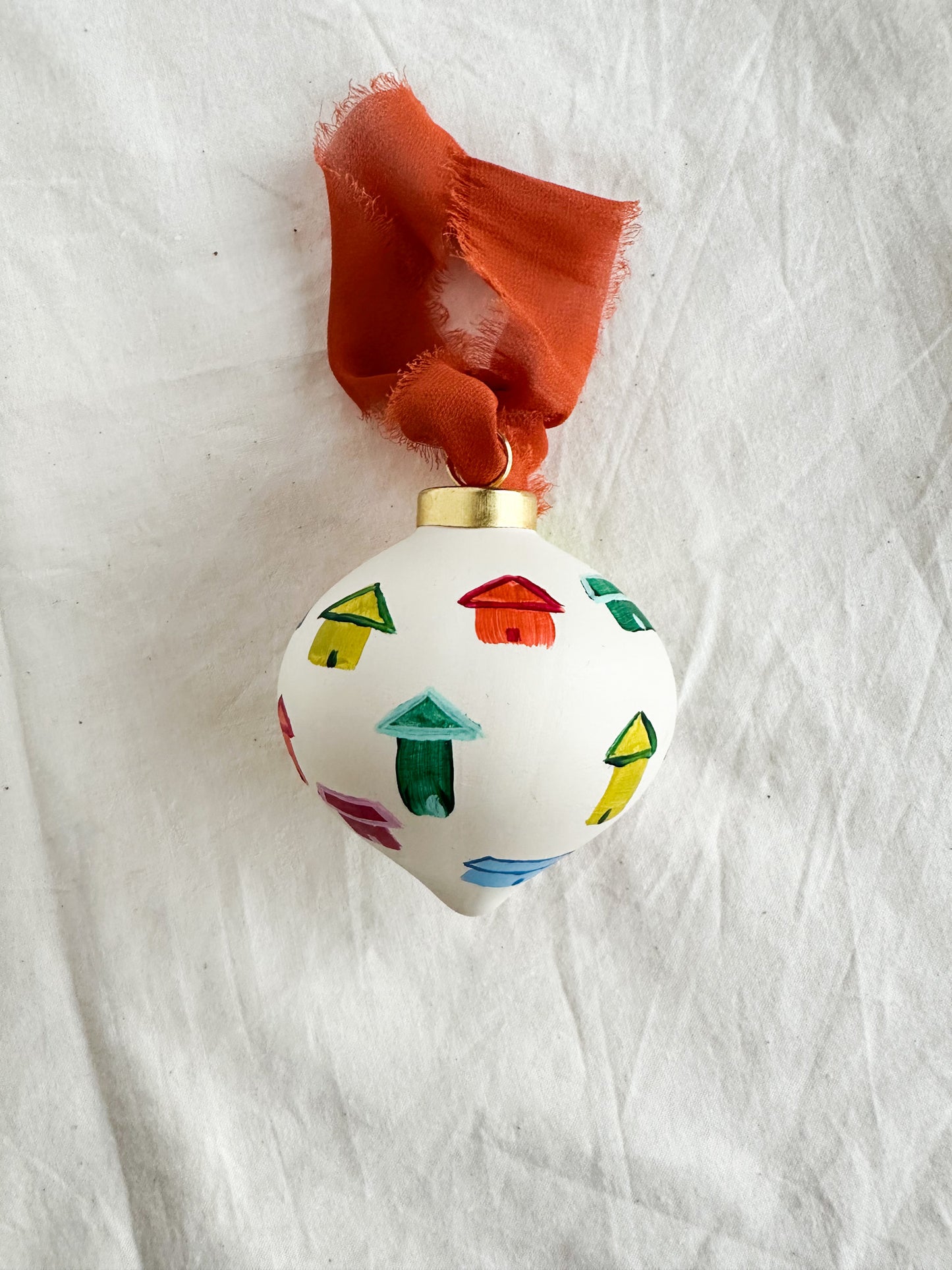 Colorful House Ornament - 2023 (022)
