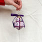 Lavender Christmas Ornament No 2 - back