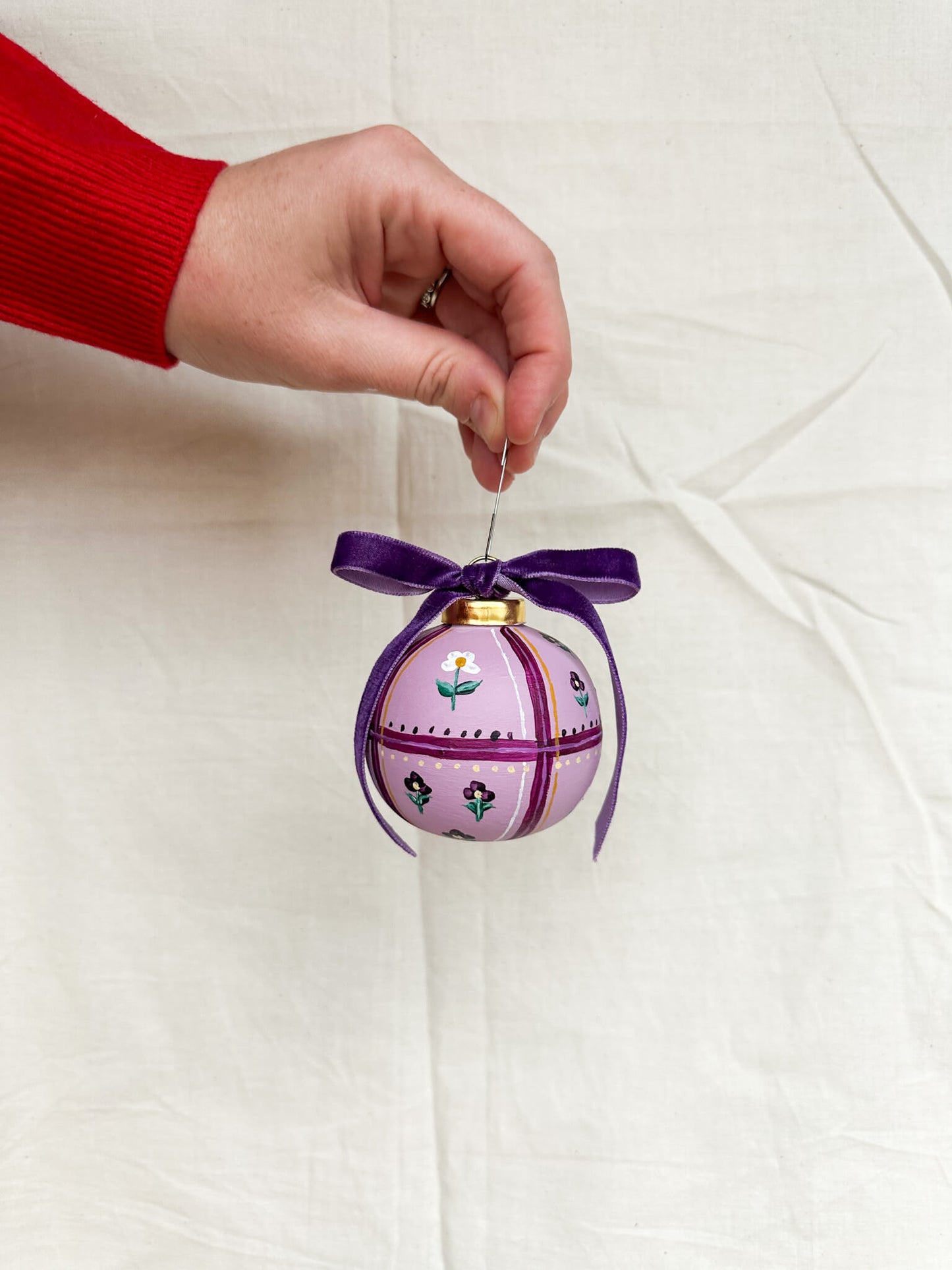 Lavender Christmas Ornament No 3