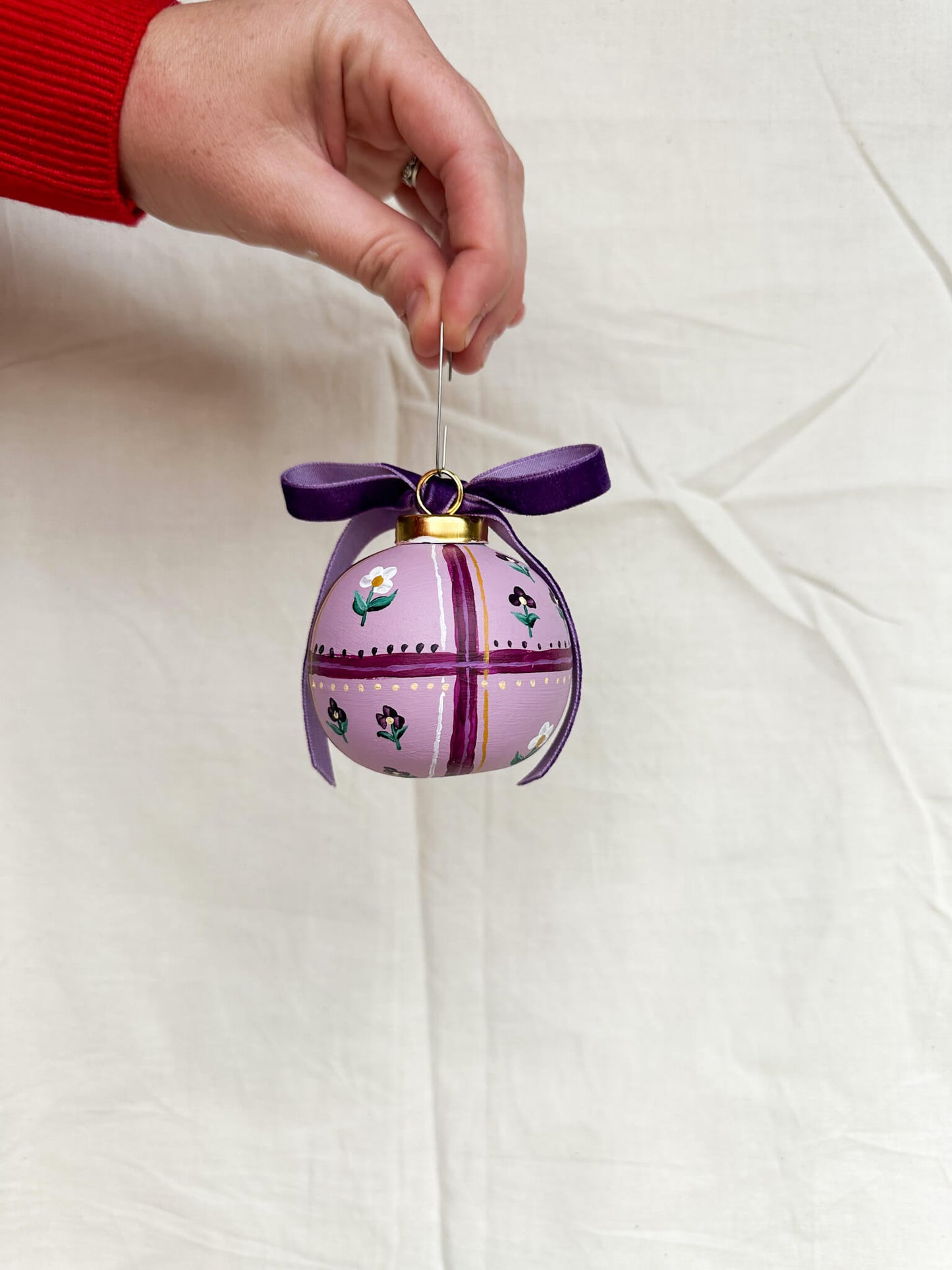 Lavender Christmas Ornament No 3