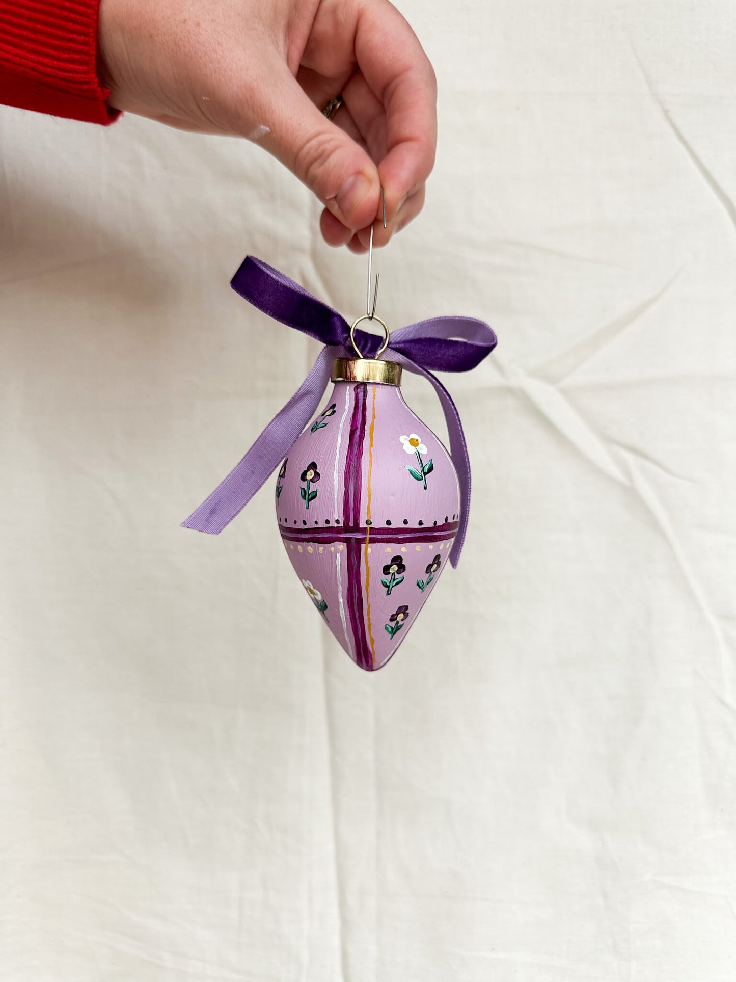 Lavender Christmas Ornament No 4