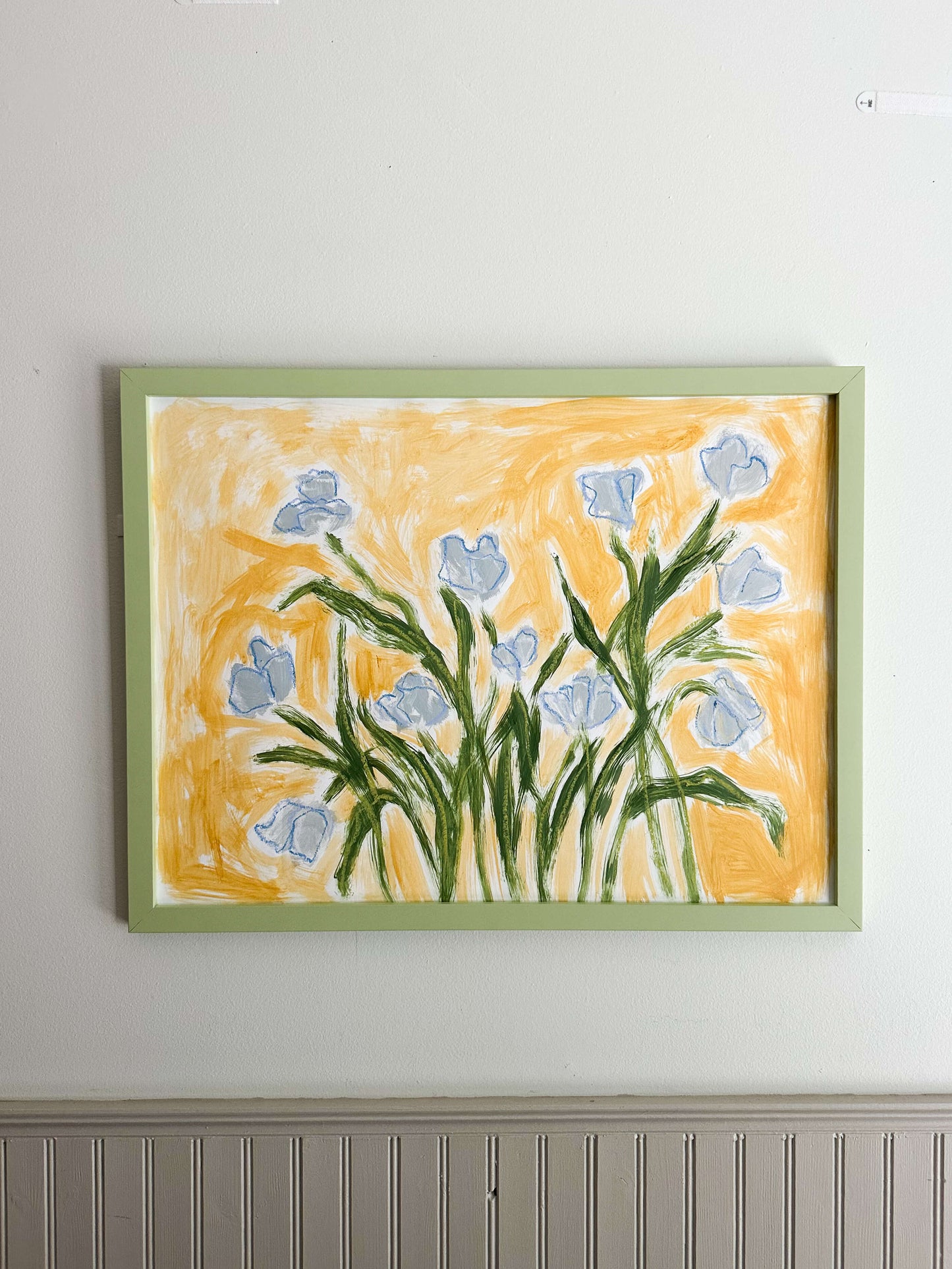 TULIPS IN BLUE