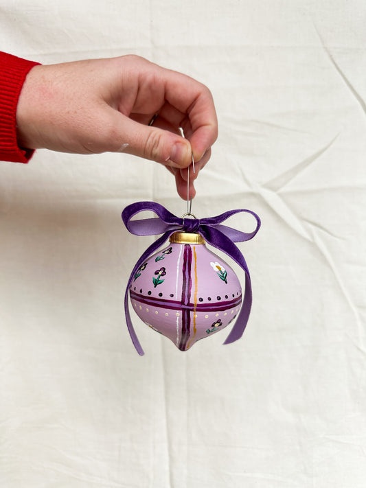 Lavender Christmas Ornament No 1