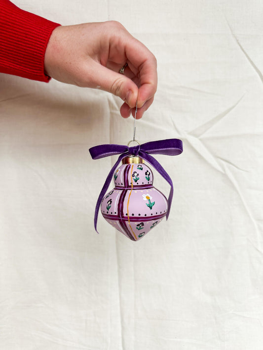 Lavender Christmas Ornament No 2