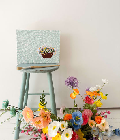 "Feverfew Picnic" by Allie Burton