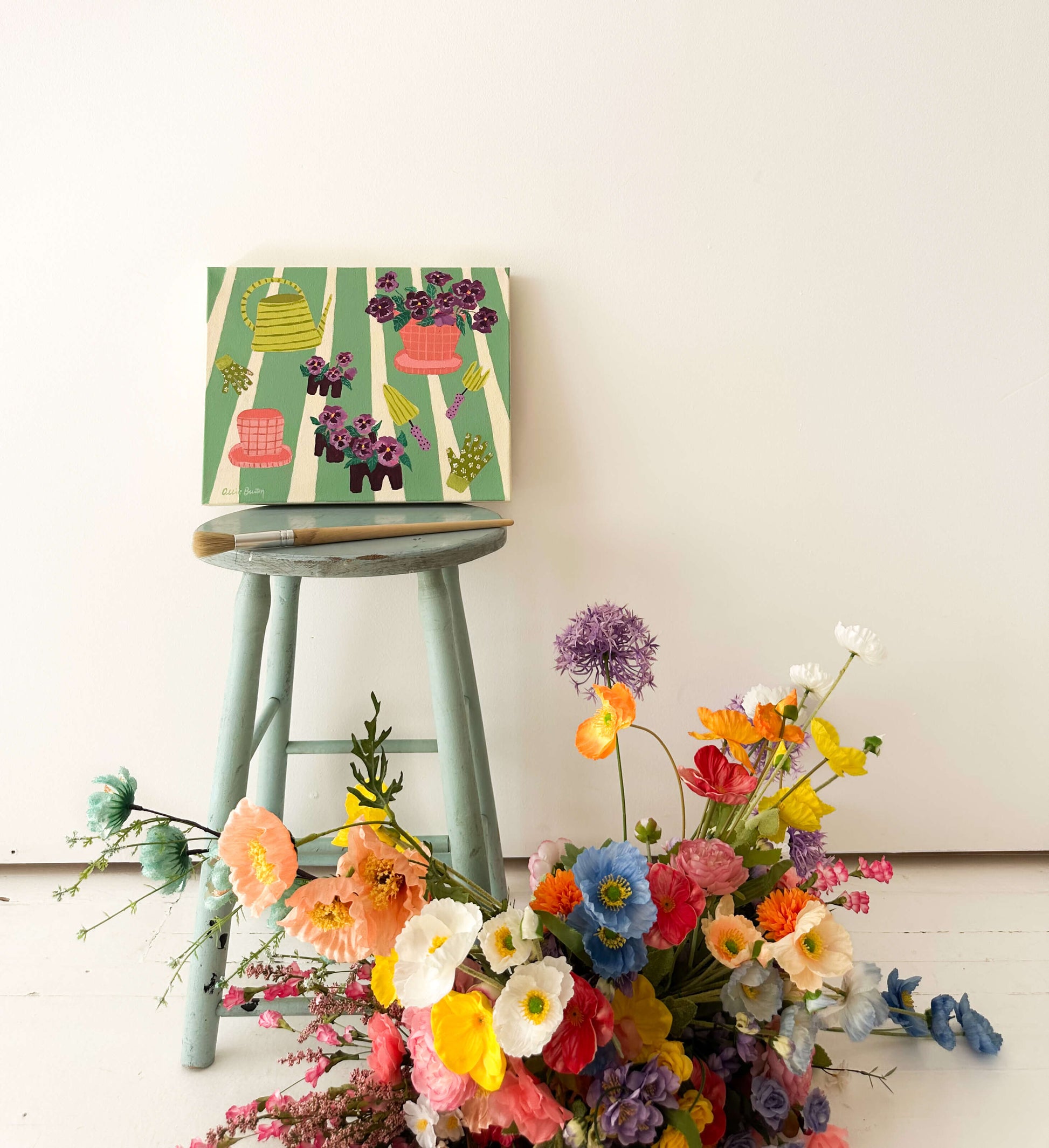 "Potting Pansies" by Allie Burton
