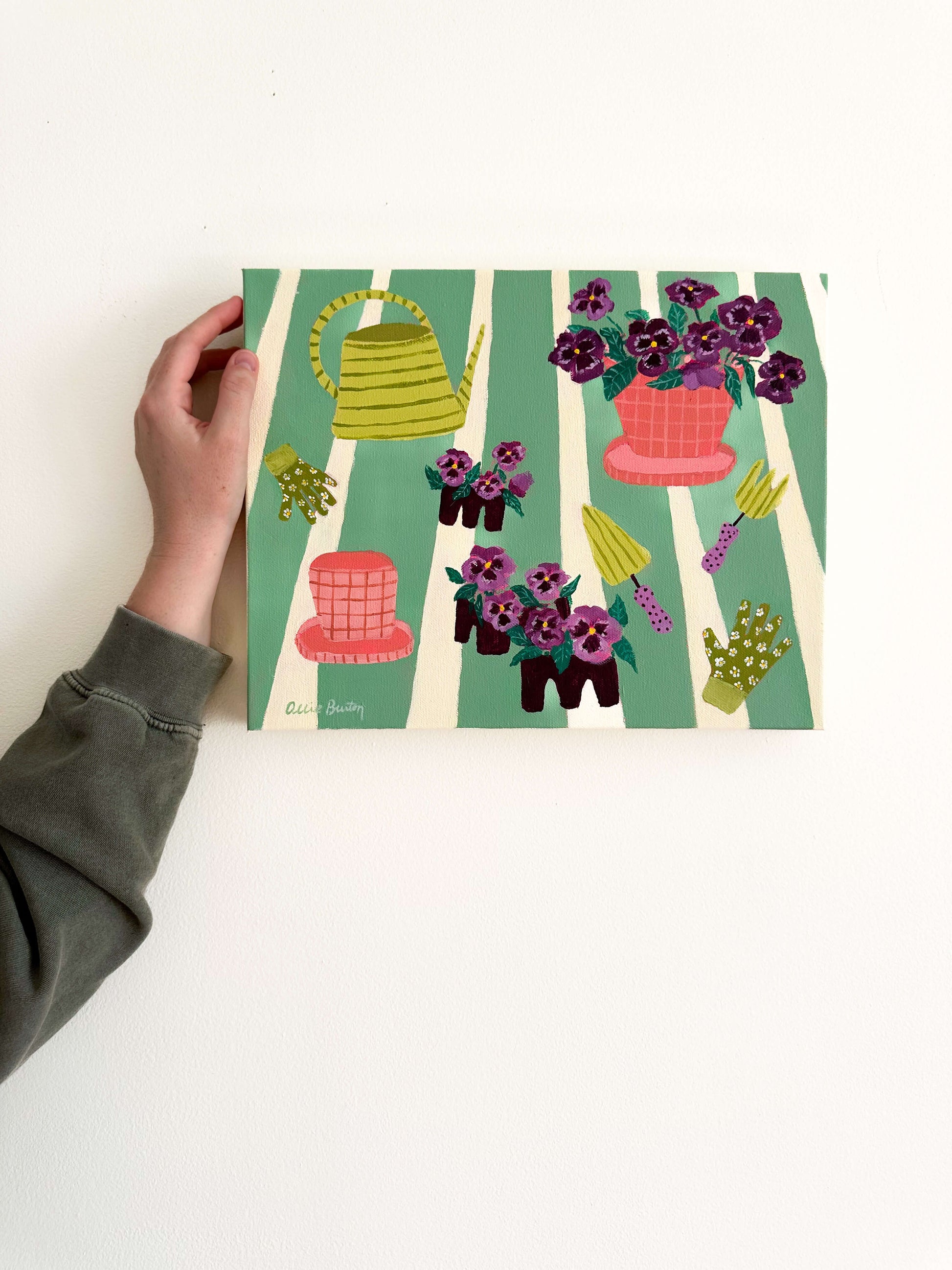 "Potting Pansies" by Allie Burton
