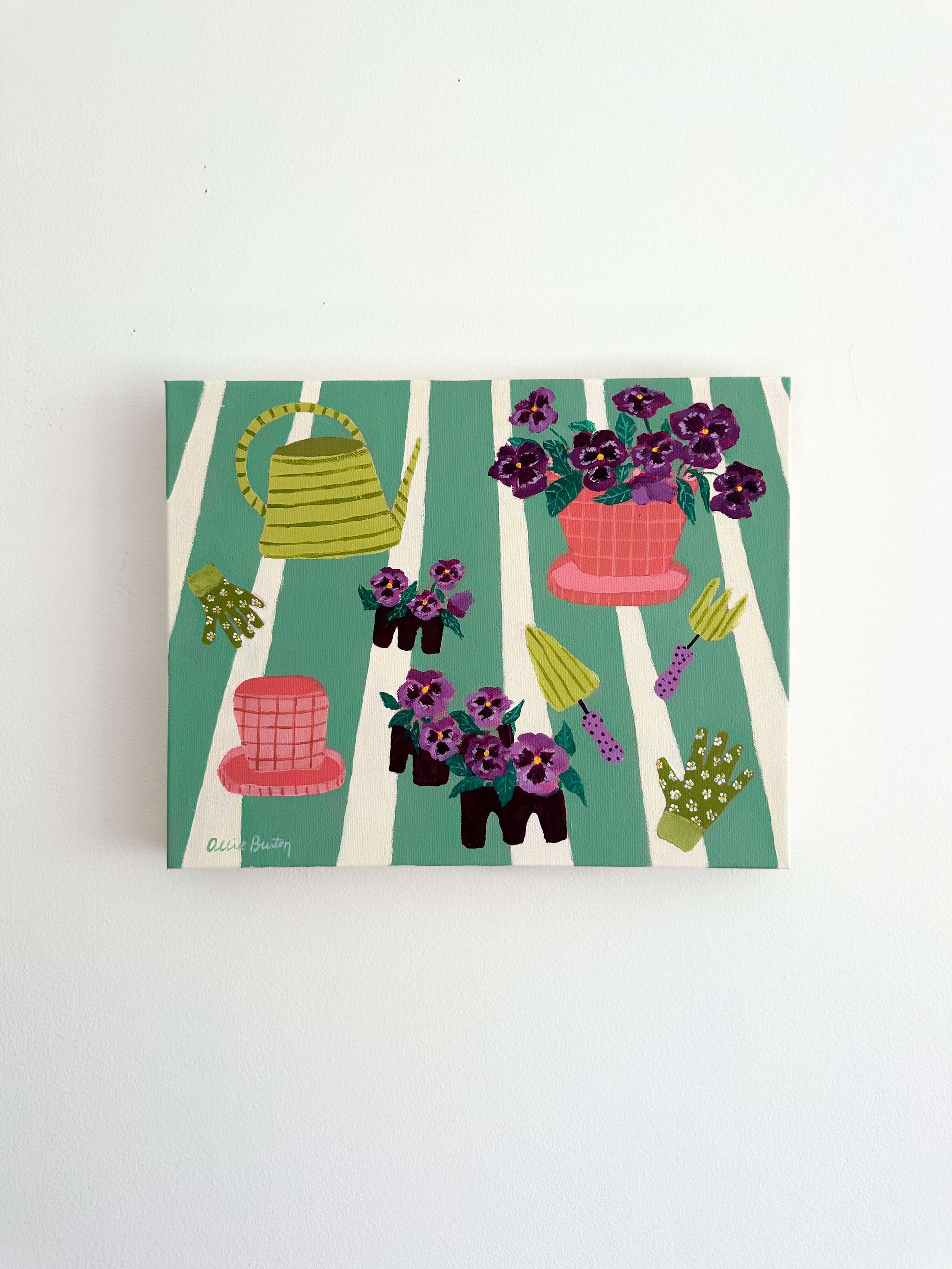 "Potting Pansies" by Allie Burton
