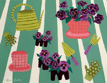 "Potting Pansies" by Allie Burton