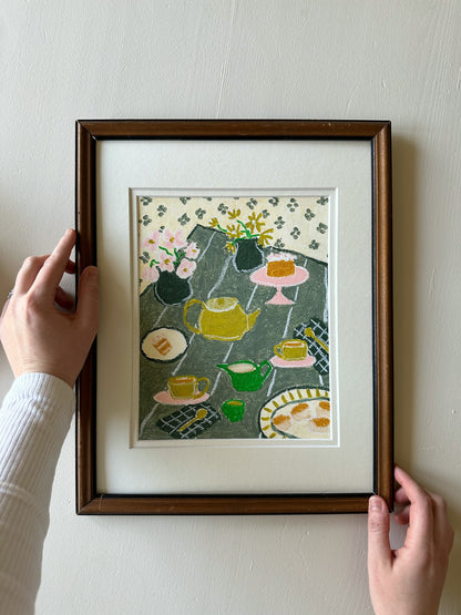 "Green Tea" by Allie Burton Art