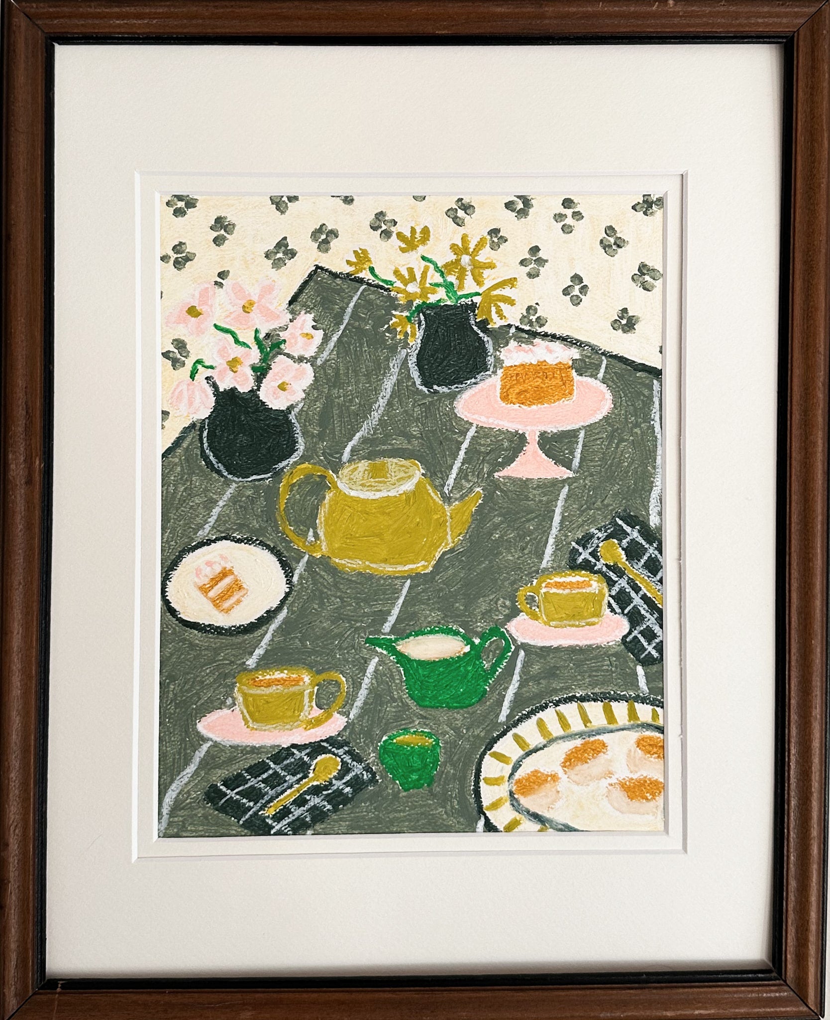 "Green Tea" by Allie Burton Art