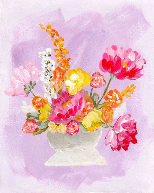 Violet - Vertical Canvas Print