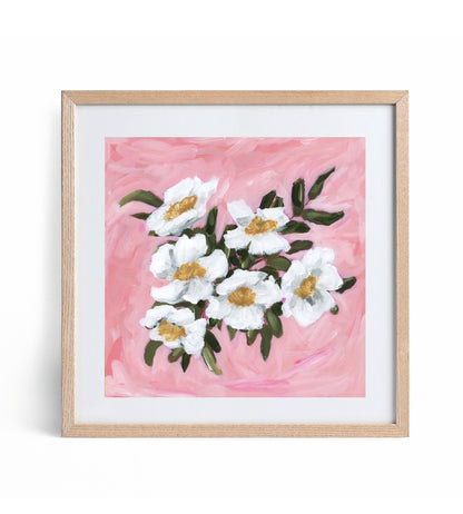 "On Good Days” A Square Canvas Print